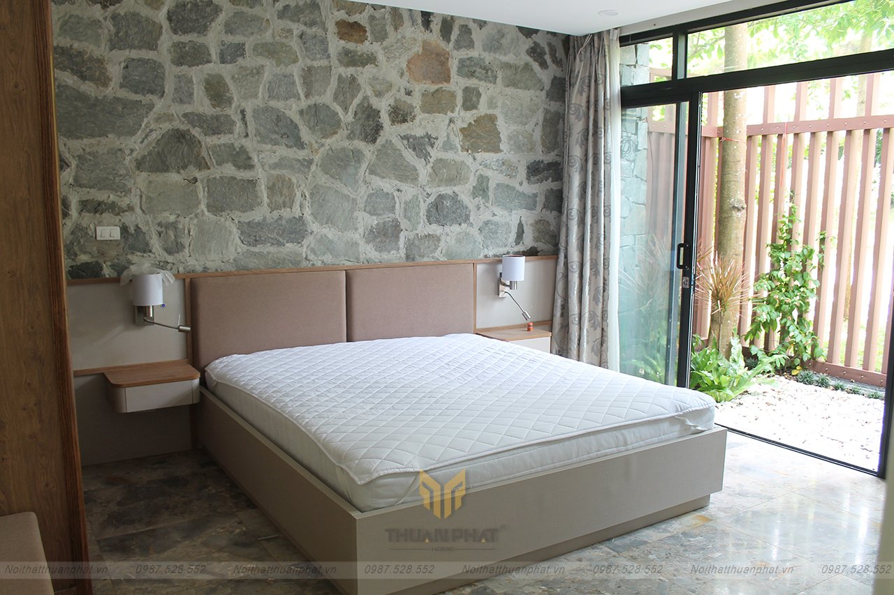 Nội thất căn biệt thự ven hồ Flamingo Đại Lải - 3 phòng ngủ & 1 phòng bếp